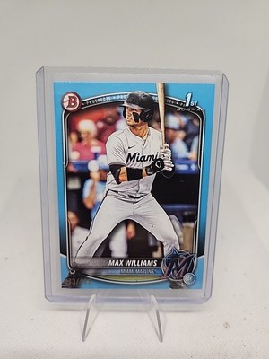 2025 Bowman Draft Max Williams Sky Blue /499 #BD-68 1st Bowman RC