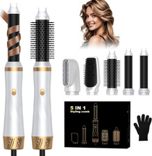 5 in 1 Hair Dryer Brush Set, Blow Dryer Brush with Air Style Wrap Hair Styler, N