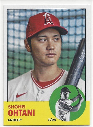 (0082) SHOHEI OHTANI 2022 TOPPS ARCHIVES BASEBALL #1 LOS ANGELES ANGELS