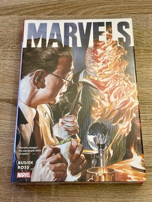 Marvels 25th Anniversary Deluxe Hardcover Alex Ross Kurt Busiek OOP SEALED