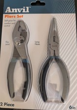 Amboss Zangen Set 2 Stück eine 6" Slip Joint und eine 6" lange Nase