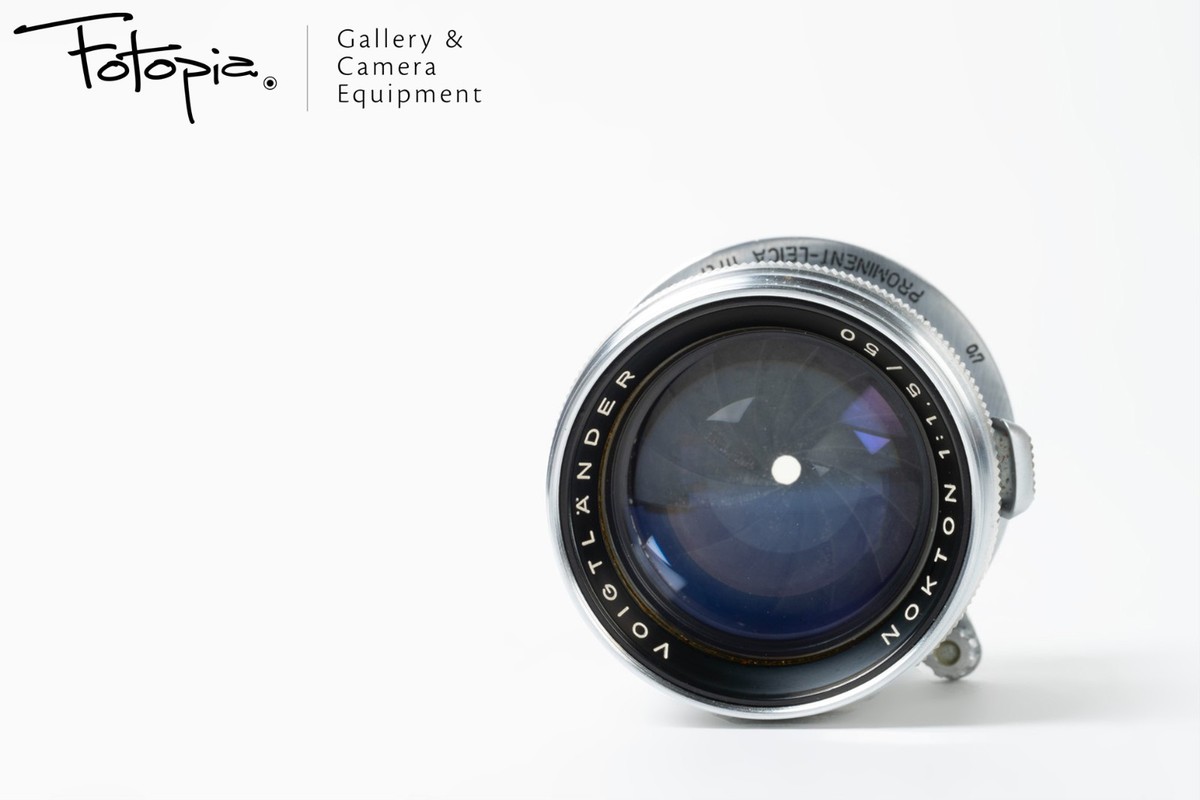 Voigtlander Nokton 50mm F1.5 Prominent with Amedeo adapter, hood