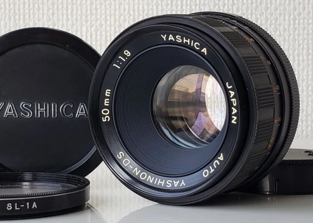 Yashica Camera Lenses 50mm Focal f/1.7 Maximum Aperture for sale