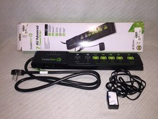 TrickleStar 7 Outlet AV Advanced PowerStrip Black Fireproof TAV-Link 1,080 Joul