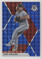2021 Panini Mosaic Blue Mosaic Prizm 68/99 Zac Gallen #18 0it8