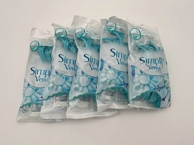 5 x Gillette Simply Venus 2-Klingen im 4er-Pack Rasierklingen Einwegrasierer