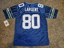 Steve Largent #80 Seattle Seahawks THROWBACK Jersey