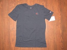 NEW BOY'S CHAMPION BASIC TEE SIZE M - 10 - 12 NAVY BLUE - NWT