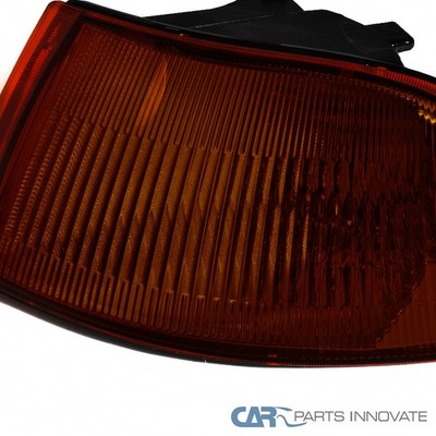 Autozensation Bumper Corner Lights – Fit 1992-1995 Honda Civic 2/3Dr, Clear Lens Chrome Housing, Left+Right