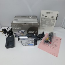 Hitachi DZ-MV730E DVD Video Camera Recorder Handheld Silver Boxed