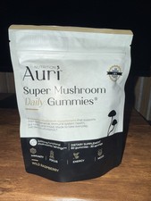 Auri Nutrition Super Mushroom Daily Gummies 12 Mushroom Blend 60ct Exp 08/2027