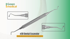  20 Dental Excavator   Caries Removal  Cavity Cleaning Instrument
