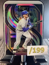 2025 Panini Select #105 Bobby Witt Jr. Pink and Purple Prizm /199- Royals
