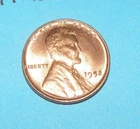 1952  CHOICE RED UNCIRCULATED   WHEAT CENT  #3a