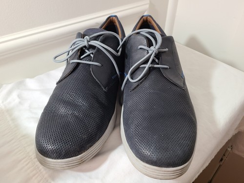 Dunham Colchester Leather Oxford Fashion Sneakers Blue Mens Size 16 D