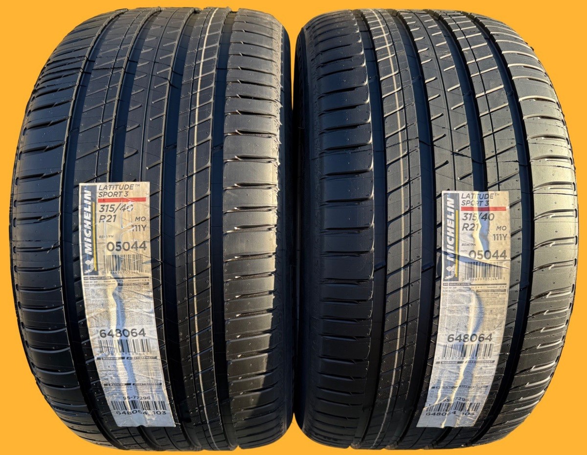 Set of TWO BRAND NEW 315/40R21 111Y Michelin Latitude Sport 3 MO