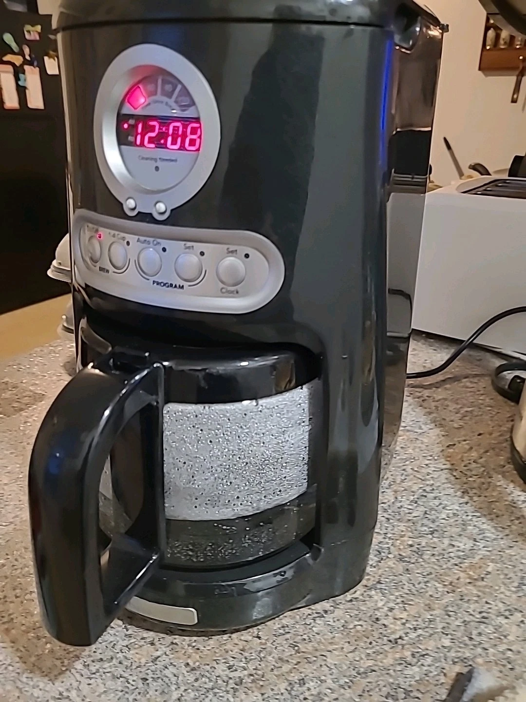KitchenAid 10-Cup Programmable Coffee Maker KCM511ER-1 Black Working TESTED