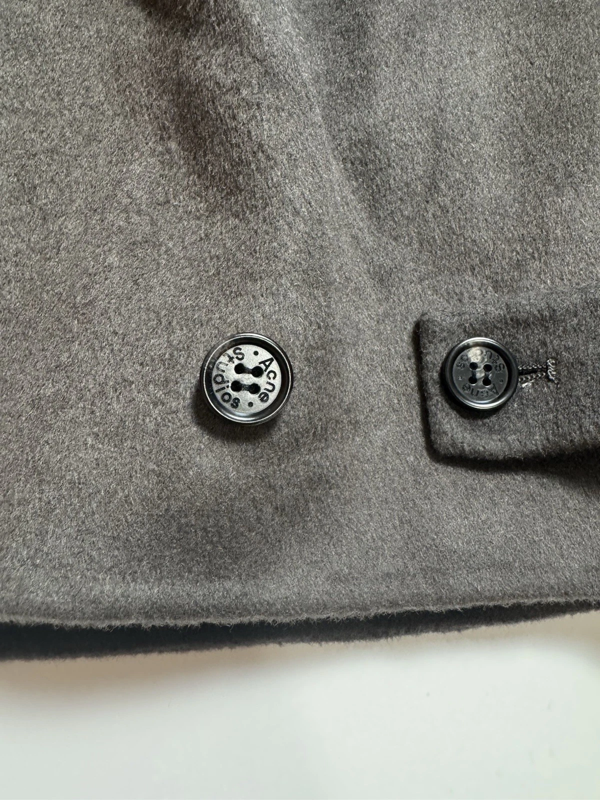 Acne Studios Short Wool Jacket Grey Size 46 image 6
