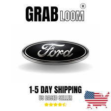 1999-2016 Ford Front Grille Or Tailgate Emblem 6 Chrome Black Logo Badge