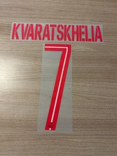 Flocage officiel KVARATSKHELIA N°7 UEFA PSG 2025/2026 FOURTH vendeur pro
