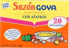 Goya Sazon Con Azafran - 3.52 oz (1 pack)