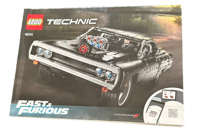 Lego Technic Dom's Dodge Charger BUILDING INSTRUCTION MANUAL ONLY 42111 Booklet