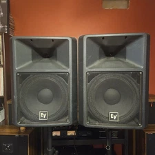 Electro-Voice EV Sx200 Speakers with Tripod Stands