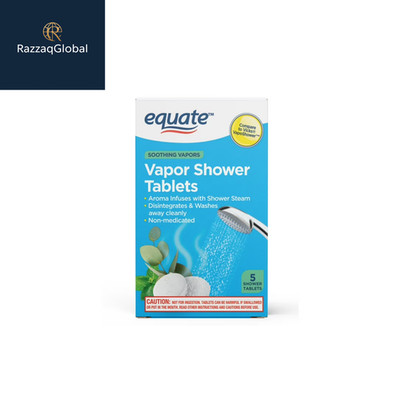 Equate Vapor Shower Tablets, Eucalyptus & Menthol, 5 Ct