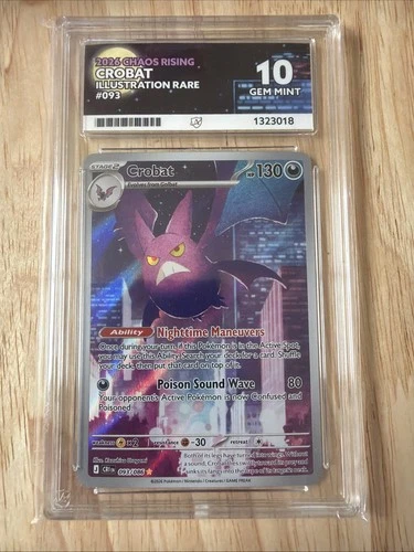 Corbat Illustration Rare Ace 10 Gem Mint Chaos Rising Pokemon Card