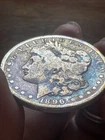 🌈 1896 $1 Morgan Silver Dollar🌈Rainbow naturally toned. #5
