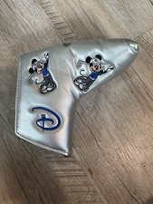 Walt Disney World Mickey Mouse Golf Blade Putter Head Cover Silver Magnetic
