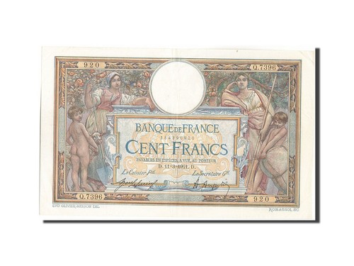 [#209121] Biljet, Frankrijk, 100 Francs, 100 F 1908-1939 ''Luc Olivier Merson'', - Afbeelding 1 van 2
