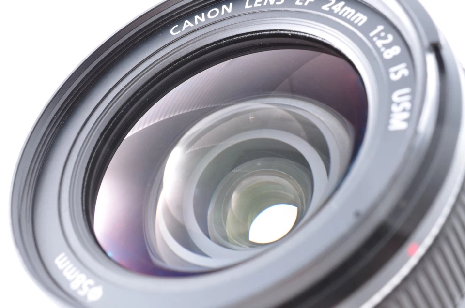 🎦 Lente gran angular Canon EF 24mm F/2.8 IS USM montaje EF Japón #9630001621 - Imagen 2 de 4