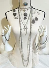 Vintage to Now Costume Jewelry Lot Silver Tone 25 Pcs