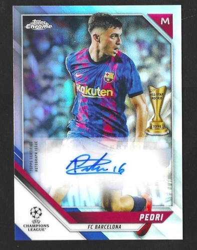2021 Topps Chrome Pedri Refractor