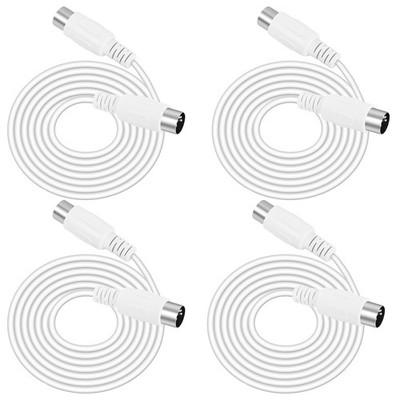 4pcs MIDI Cable 5 ft Male to Male 5 Pin DIN Plugs 4 Pack Lot 1.5M/5Feet
