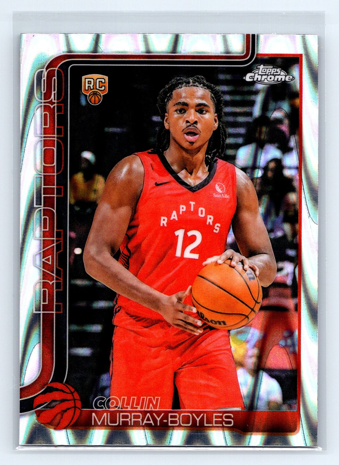 2025-26 Topps Chrome #259 Collin Murray-Boyles RayWave Refractor