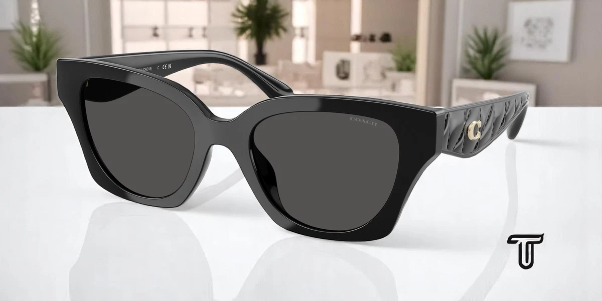 Coach Black Butterfly Sunglasses for Women for sale | eBay display picture 2