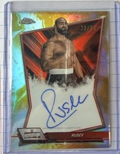 2026 Topps Chrome WWE Rusev Gold Refractor Auto 20/50