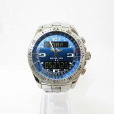 BREITLING B-1 42mm watch A68362 Ana-Digi quartz silver Authentic From Japan