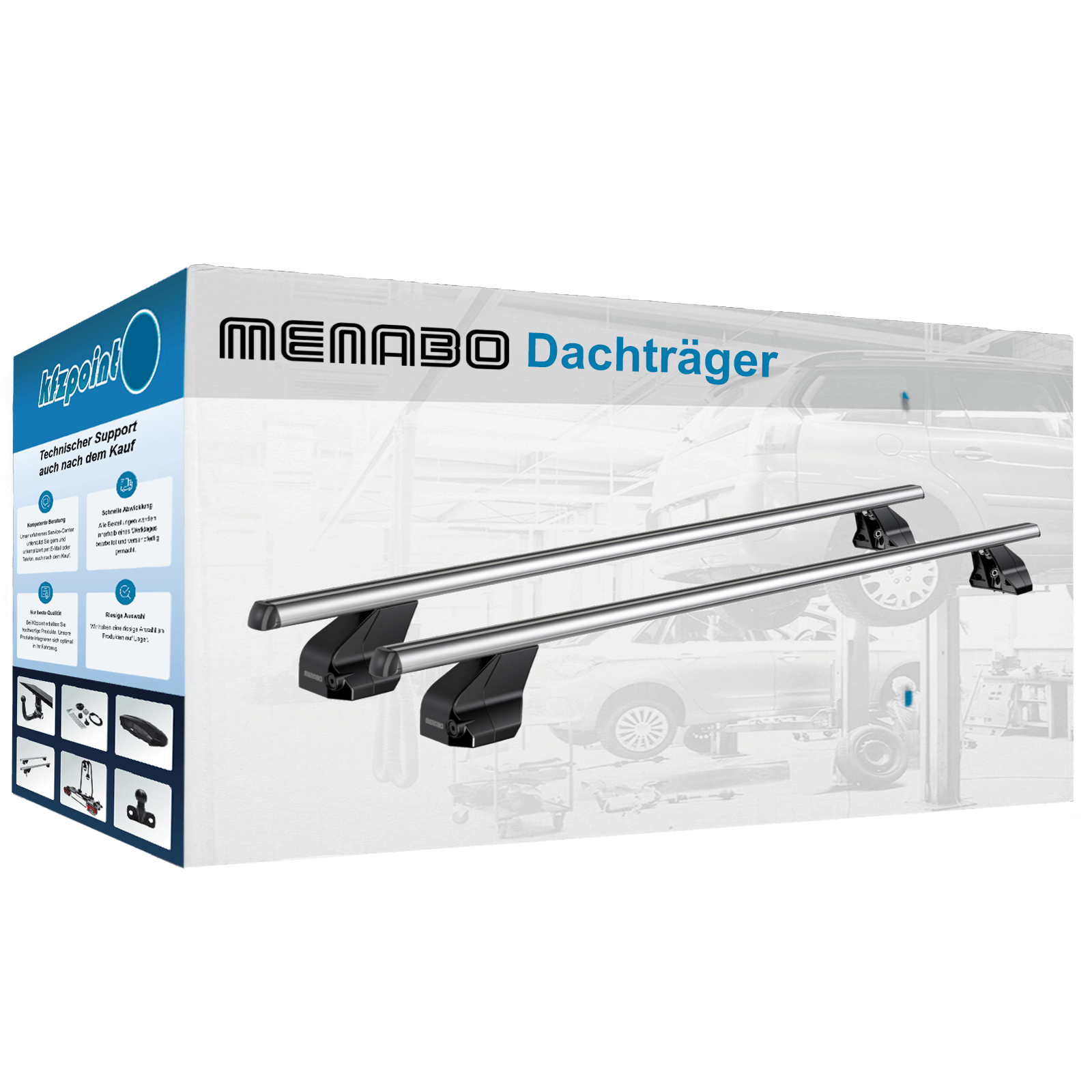 FüR Mazda CX-30 09.2019 - Jetzt Menabo DachträGer Omega Alu Aluminium Silber Neu-image