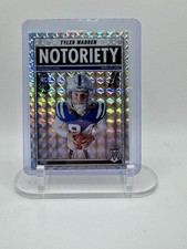 2025 Panini Mosaic Tyler Warren Notoriety RC Mosaic Prizm Rookie #25 Colts
