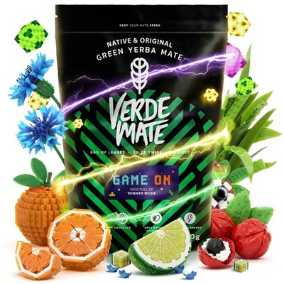 Mate Tee Verde Mate Game On Yerba Energy Drink Geschmack Konzentrations Tee 400g