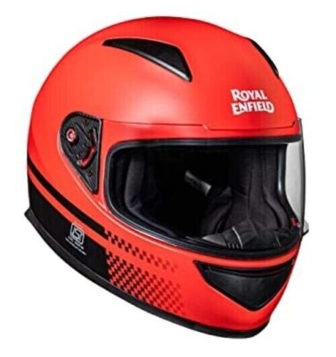 Passend für Royal Enfield ISI, zertifizierter Integralhelm mit klarem Visier ...