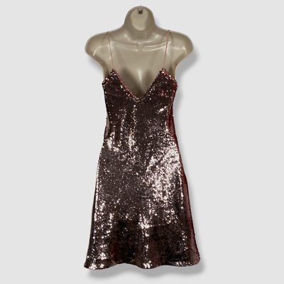rodarte sequin dress Black Embroidered Sequin Slip Gown With Silk Flower Pin