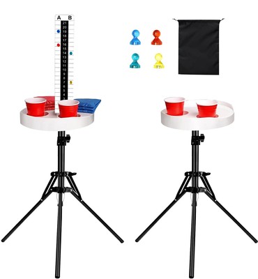 Cornhole Scoreboard with Drink Holder, 2 Sets Cornhole Score Keeper with Drin...