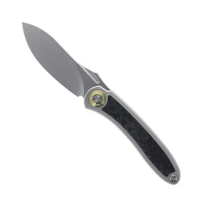 TwoSun Folding Knife Titanium/Carbon Fiber Handle 14C28N TS481-14C-Nandy-CF