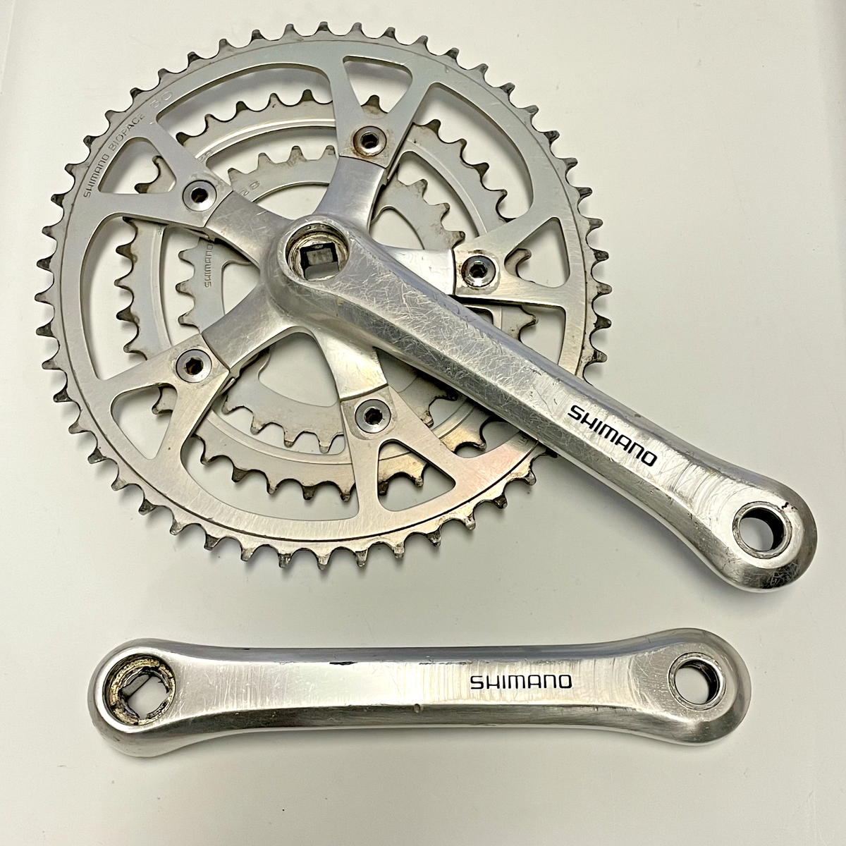 Vintage Shimano 170mm XT Deerhead FC-6206 Biopace Triple Vintage Shimano 170mm XT Deerhead FC-6206 Biopace Triple