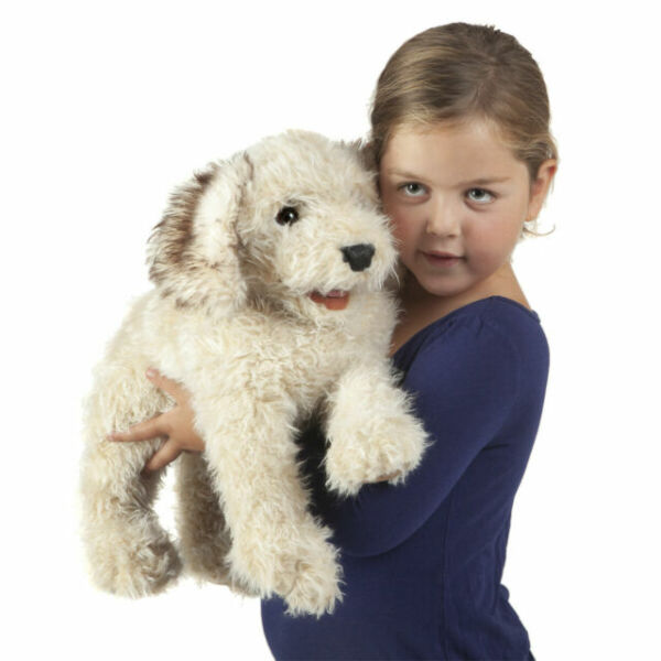 Folkmanis Labradoodle Hand Puppet One Size Multi for sale online