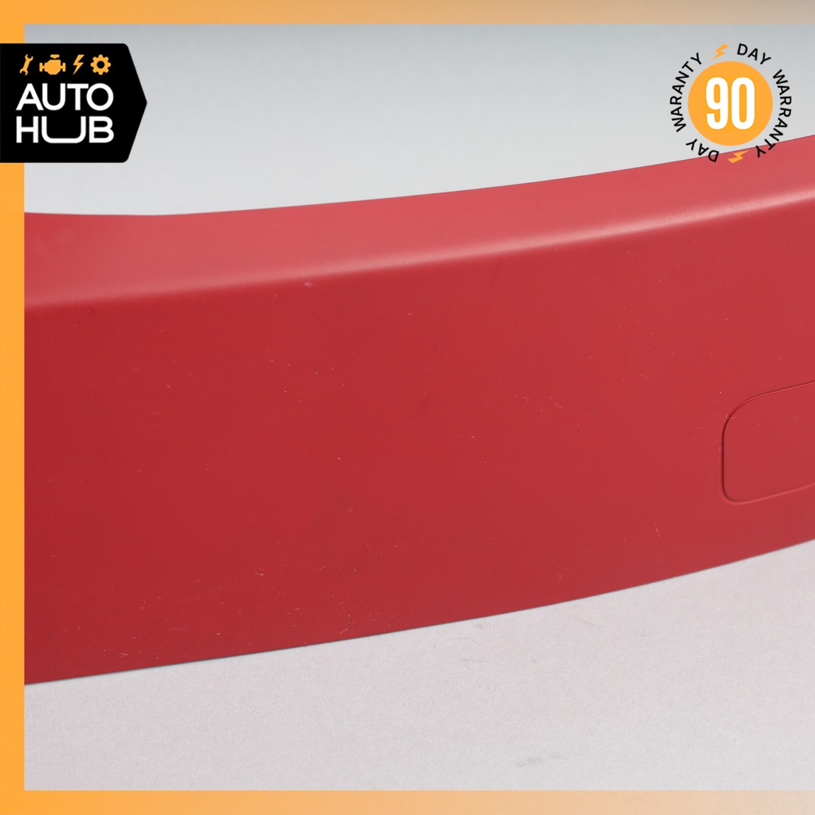 14-20 Maserati Levante S Ghibli Right Side Seat Cover Panel Trim Red OEM 26k